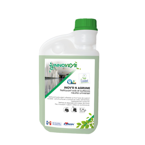 INOV'R N AGRUME Ecolabel Flacon Doseur 1L Ecolabel