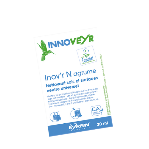 INOV'R N AGRUME Ecolabel Carton 250x doses 20ml Ecolabel