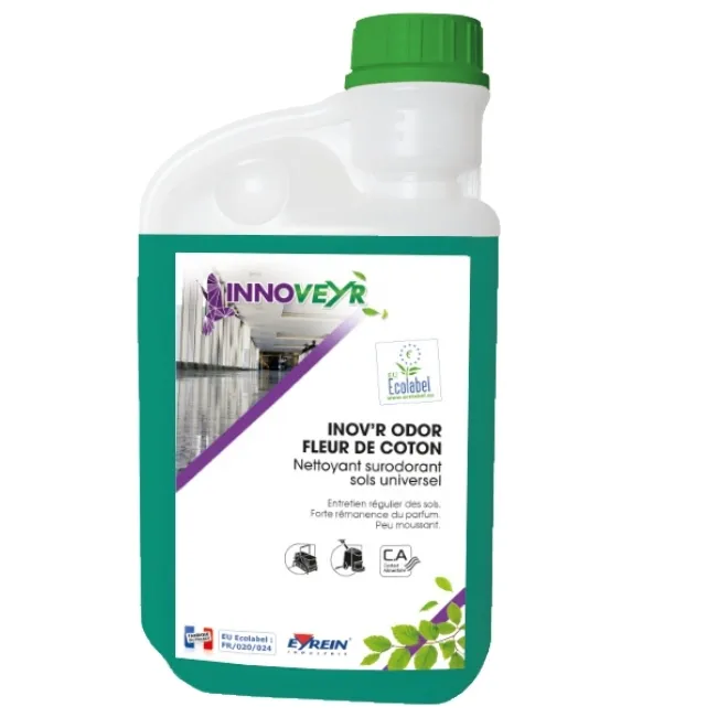 [EYA18201] INOV'R ODOR FLEUR DE COTON Ecolabel Flacon Doseur 1L Ecolabel