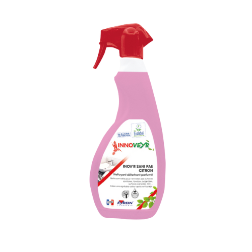 [EYA03826] INOV'R SANI PAE CITRON Ecolabel Pulvé. 750mL Ecolabel