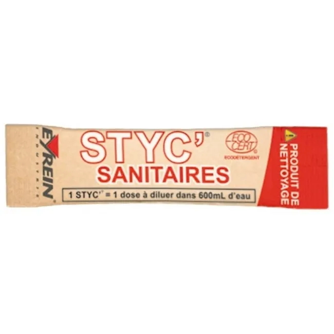 [EYA21884] STYC' SANITAIRES Ecodetergent Carton 60x Styc' Ecocert