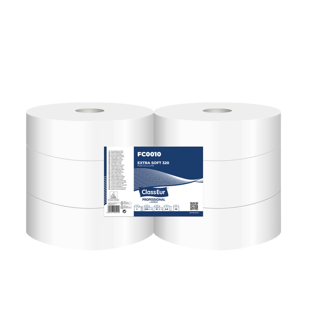 [CCFC0010] Papier toilette Maxi Jumbo 2P Extra Soft 320m