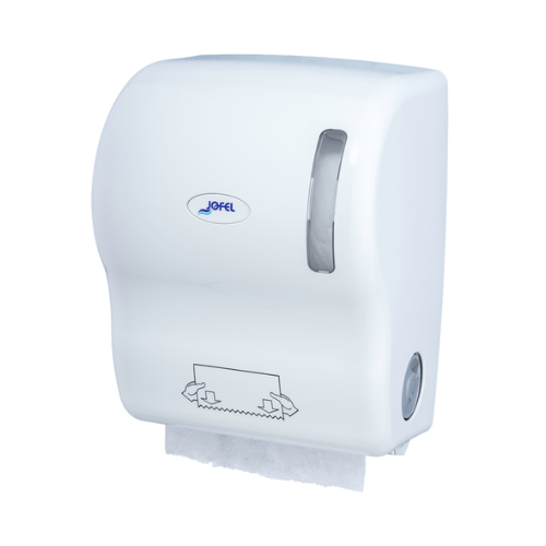 [JOAG56000] Distributeur autocut essuie-mains ABS blanc