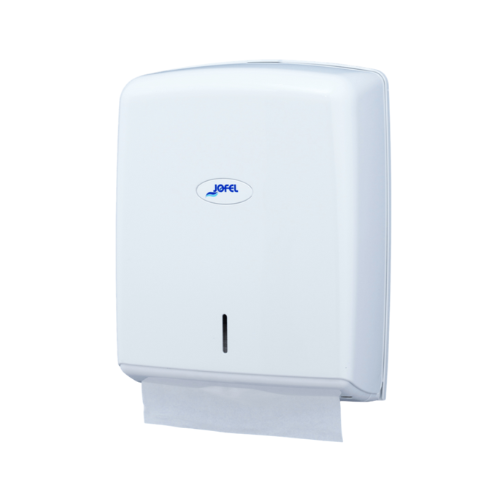 [JOAH37000] Distributeur essuie mains enchévetré, ABS blanc