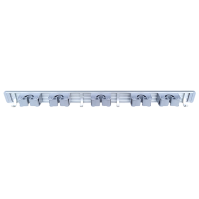 [TM529] Support mural 5 blocs + 3 crochets sur rail 70cm