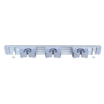 [TM530] Support mural 3 blocs + 2 crochets sur rail 45cm