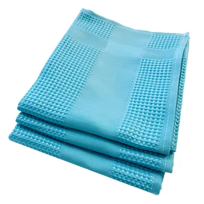 [TM186GM] Torchon microfibre BLUE-DIAMOND 45x70cm Bleu  en lot x3