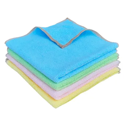 Lavette microfibre multi-usages ECOGREEN 220 g/m² - 38x38cm en lot x5