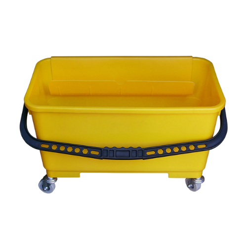 [GO0011008] Seau de vitrier 45 cm avec support et roues 56x30x34 cm