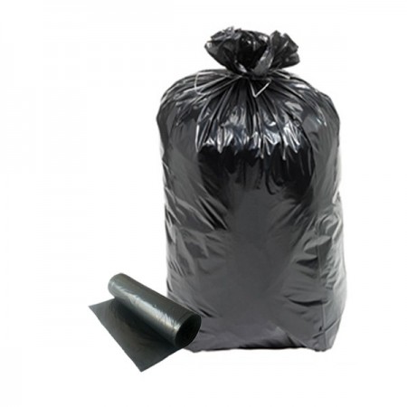 Sacs poubelle 130L  Noir BD45μ Carton de 100