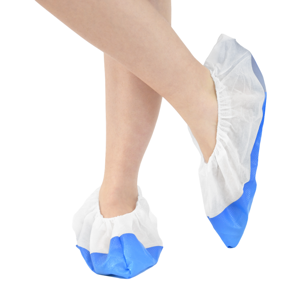 [SESU361] SURCHAUSSURES CLASSIC SEMELLES  T.U Blanc / Bleu Par 500