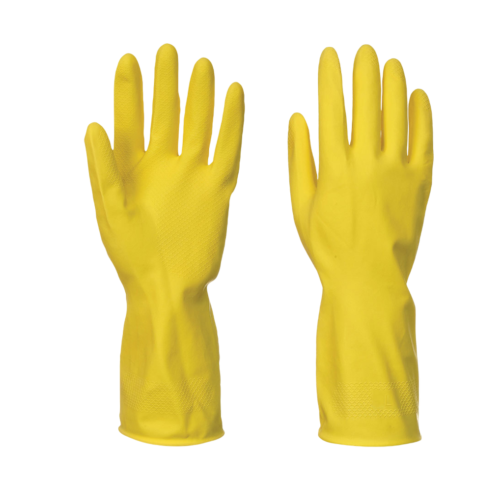GANT DE MÉNAGE EN LATEX  paquets de 12 (T8 / M)